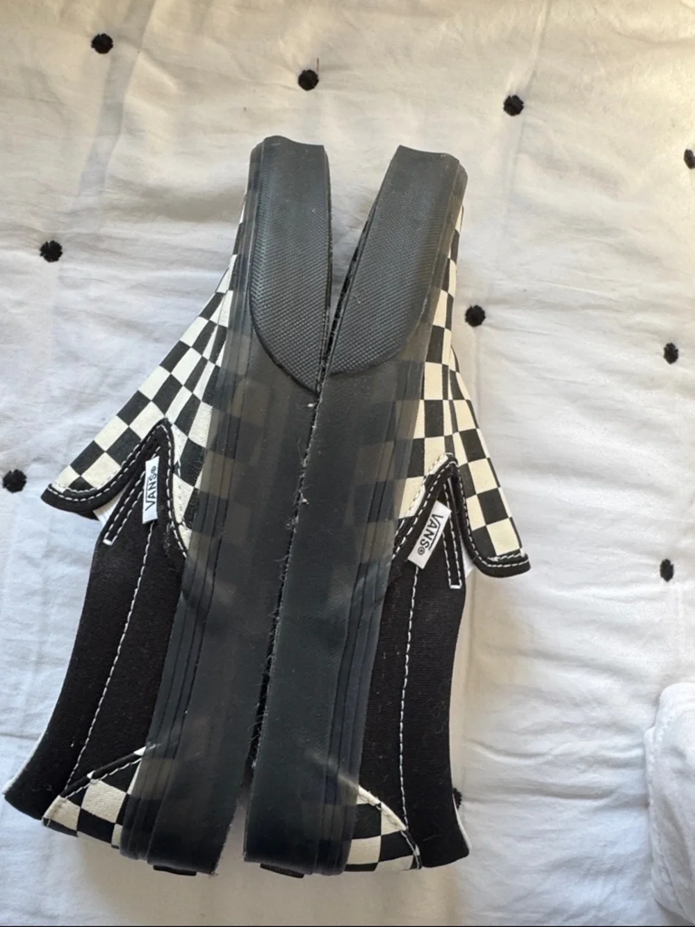 Come on and get in the Vans ....Slip-On Checkerboard Sneakers - - Picture 5 of 6